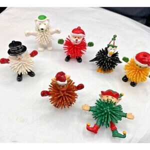 7 Pcs Christmas Mini Koosh Balls Toys: Stress Relief  Decorations/ornaments